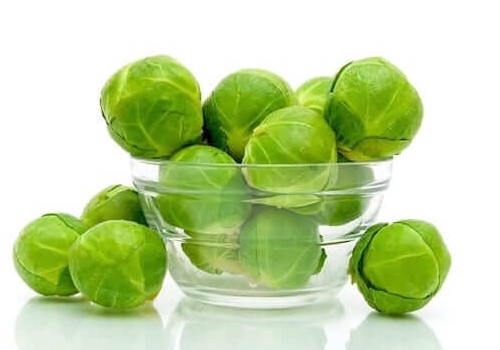 Brussels sprouts in a bowl