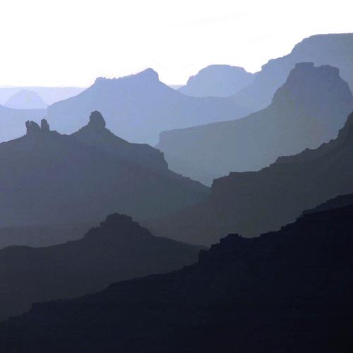 View West from Desert View Point, Grand Canyon National Park.